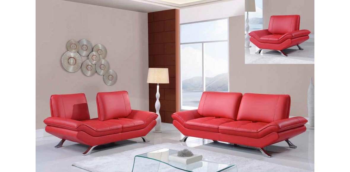 Contemporary Sofa Loveseat